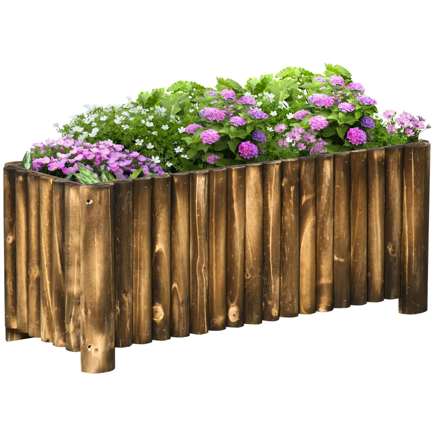 Hochbeet Pflanzkasten Kräuterbeet Blumenkasten, Tannenholz