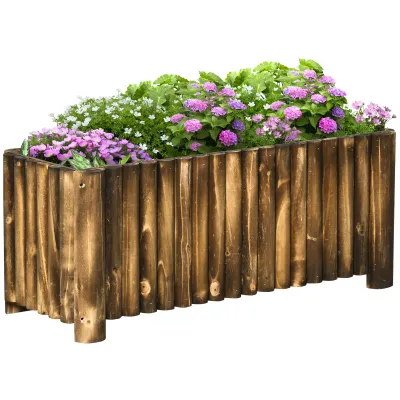 Hochbeet Pflanzkasten Kräuterbeet Blumenkasten, Tannenholz
