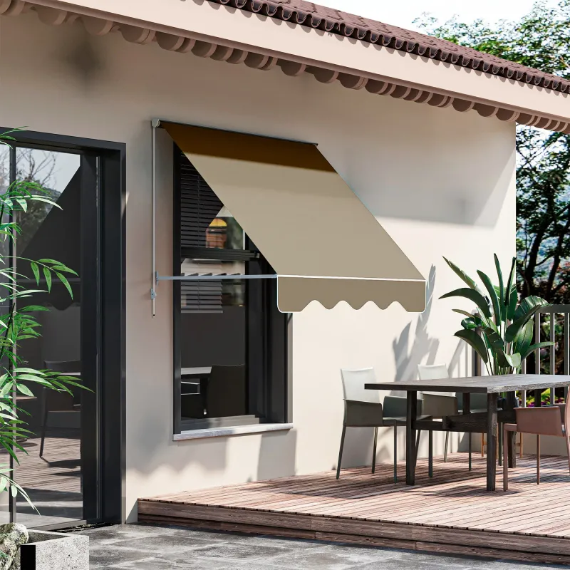 Sonnenstore Markise Manuell 70L x 180B cm Beige