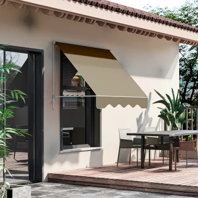 Sonnenstore Markise Manuell 70L x 180B cm Beige
