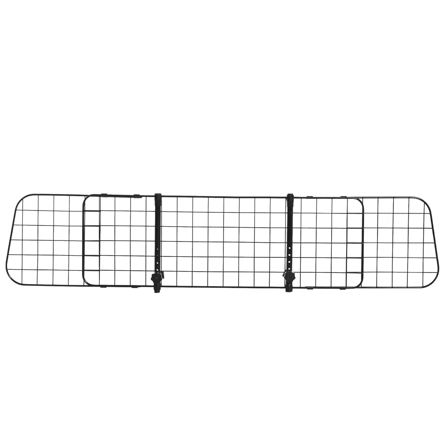 Universal-Hundeschutzgitter Auto verstellbar, Kofferraumgitter Trenngitter Metall schwarz (91-152) x 30 cm