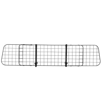 Universal-Hundeschutzgitter Auto verstellbar, Kofferraumgitter Trenngitter Metall schwarz (91-152) x 30 cm