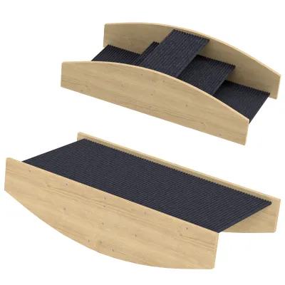 Agility Hundeschaukel, 2-in-1 Wippe und Treppe, rutschfest, 80 x 39,5 cm