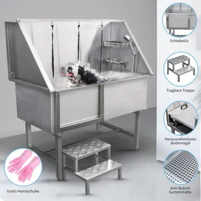 Hunde Katzen Haustier-Badewanne Bathtube Hundebadewanne Dusche Kopf Haustier