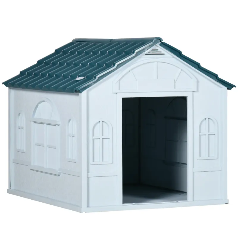 Hundehütte wetterfest für kleine und mittelgrosse Hunde - 65 x 75,7 x 63 cm
