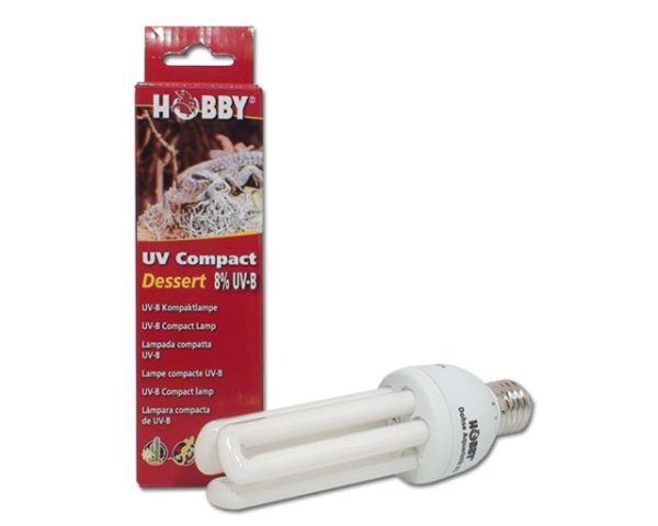 HOBBY UV-B COMPACT E27-6500K Reptilienlampe Wärmelampe