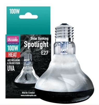 Arcadia Solar Basking Spotlight 2800K E27 Reptilienlampe Wärmelampe