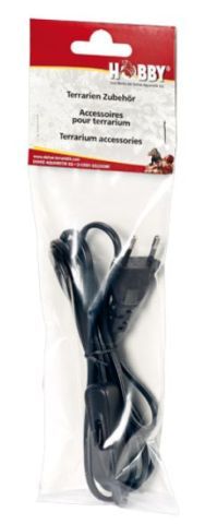 Hobby Netzzuleitung 2 Meter für Terrarium Beleuchtung