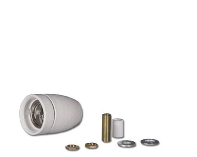 Hobby Ceramic Socket - Keramikfassung mit Messinggewinde Terrarium Beleuchtung