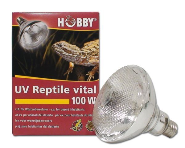 Hobby UV REPTIL VITAL 100 WATT Terrarien- &amp; Reptilienlampe
