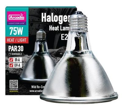 Arcadia Halogen Basking Spot 75W Terrarien- &amp; Reptilienlampe