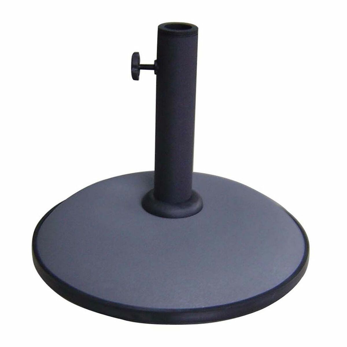 Marbueno Sonnenschirm-Basis Rund Beton 36x29,5 cm 11KG Grau Garten, Pool, Terrasse