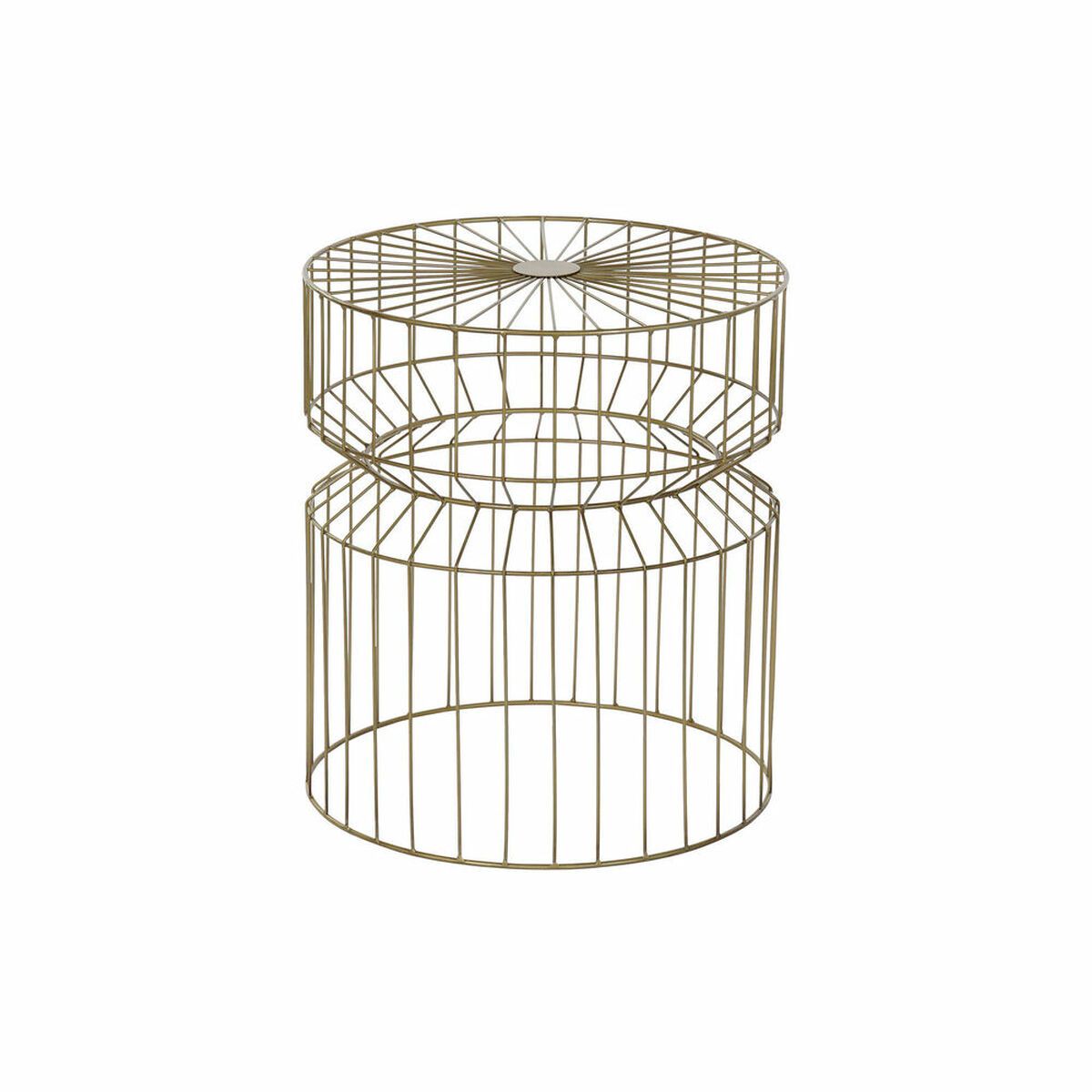 kleines Beistelltischchen DKD Home Decor Gold 40,5 x 40,5 x 46 cm