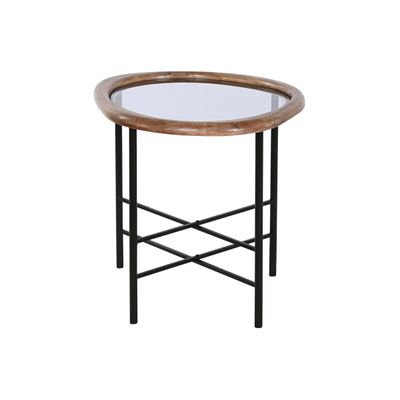 Tischdekoration Home ESPRIT Braun Schwarz natürlich Kristall Tannenholz 61 x 50 x 53 cm