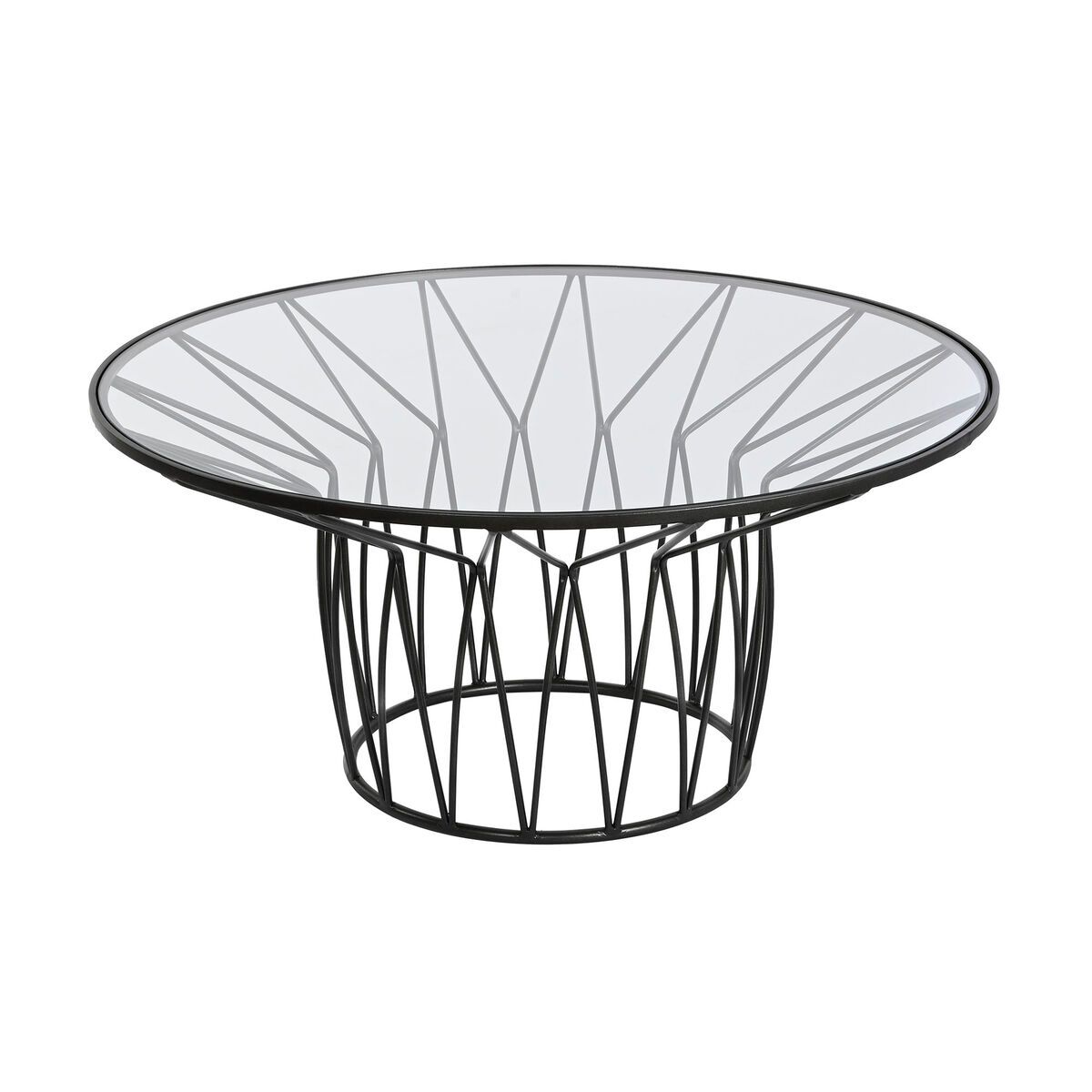 Tischdekoration Home ESPRIT Metall Kristall 85 x 85 x 39 cm