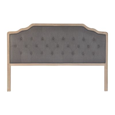 Kopfende des Betts DKD Home Decor Dunkelgrau Kautschukholz 160 x 10 x 120 cm