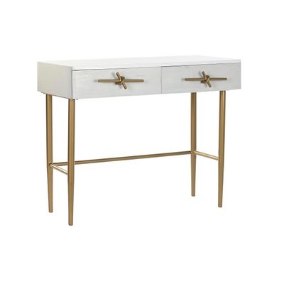 Eingangsbereich DKD Home Decor Weiß Gold 90 x 45 x 74 cm