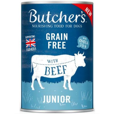 Nassfutter Butcher&#39;s Original Junior Huhn Rindfleisch 400 g