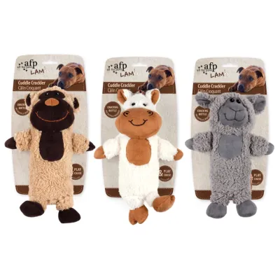 All For Paws Lammwolle Cuddle Crackler - Hundespielzeug - 27,5 x 18,5 x 9,7 cm, sortiert