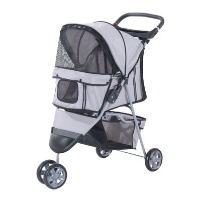Hundebuggy | Pet-Stroller | Hundewagen | 99 x 45 x 86 cm | Grau