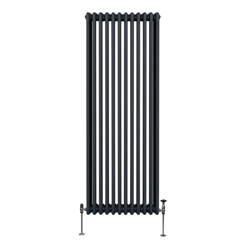 Traditioneller 3-Spalten-Heizkörper - 1800 x 562 mm - Anthrazitgrau