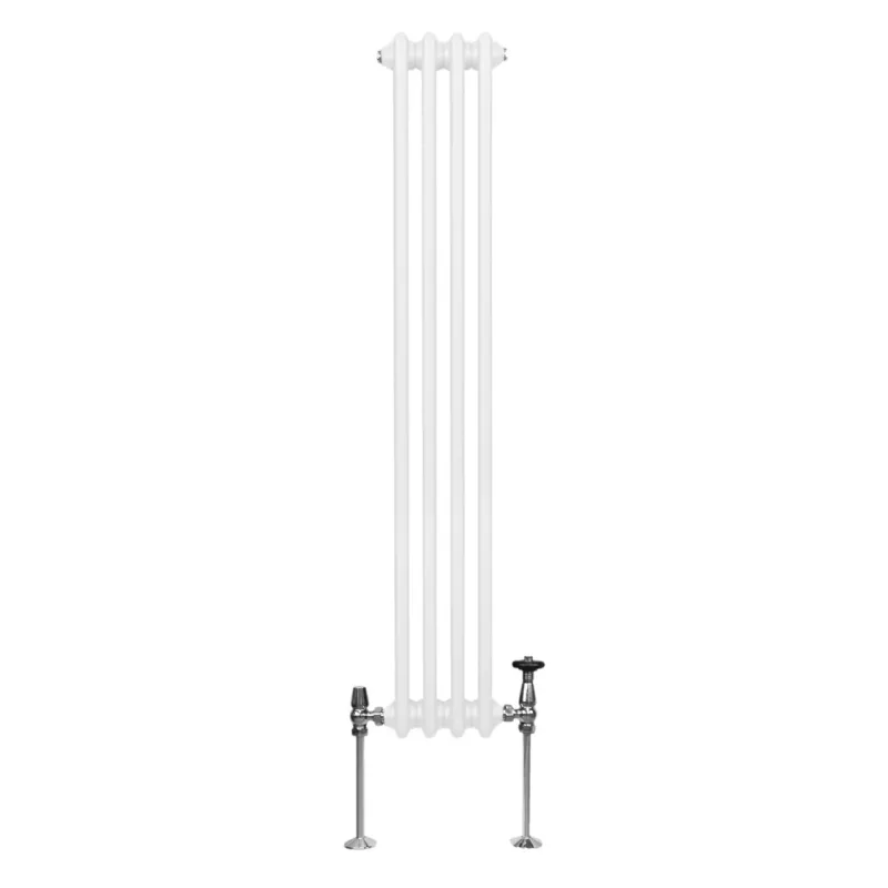Traditioneller 3-Spalten-Heizkörper Weiss, 1500 x 202 mm