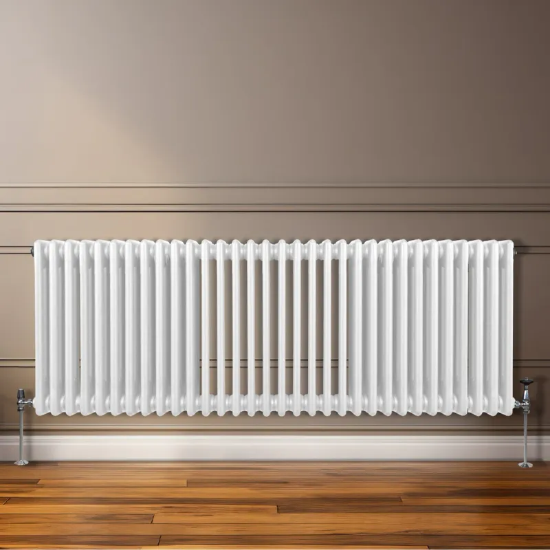 raditioneller 3-Spalten-Heizkörper Weiss, 600 x 1462 mm