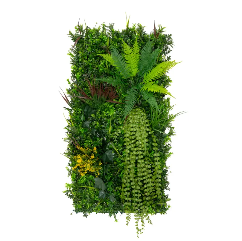 Alina Künstliche Pflanzen-Wandfliese – 50 x 100 cm, grün
