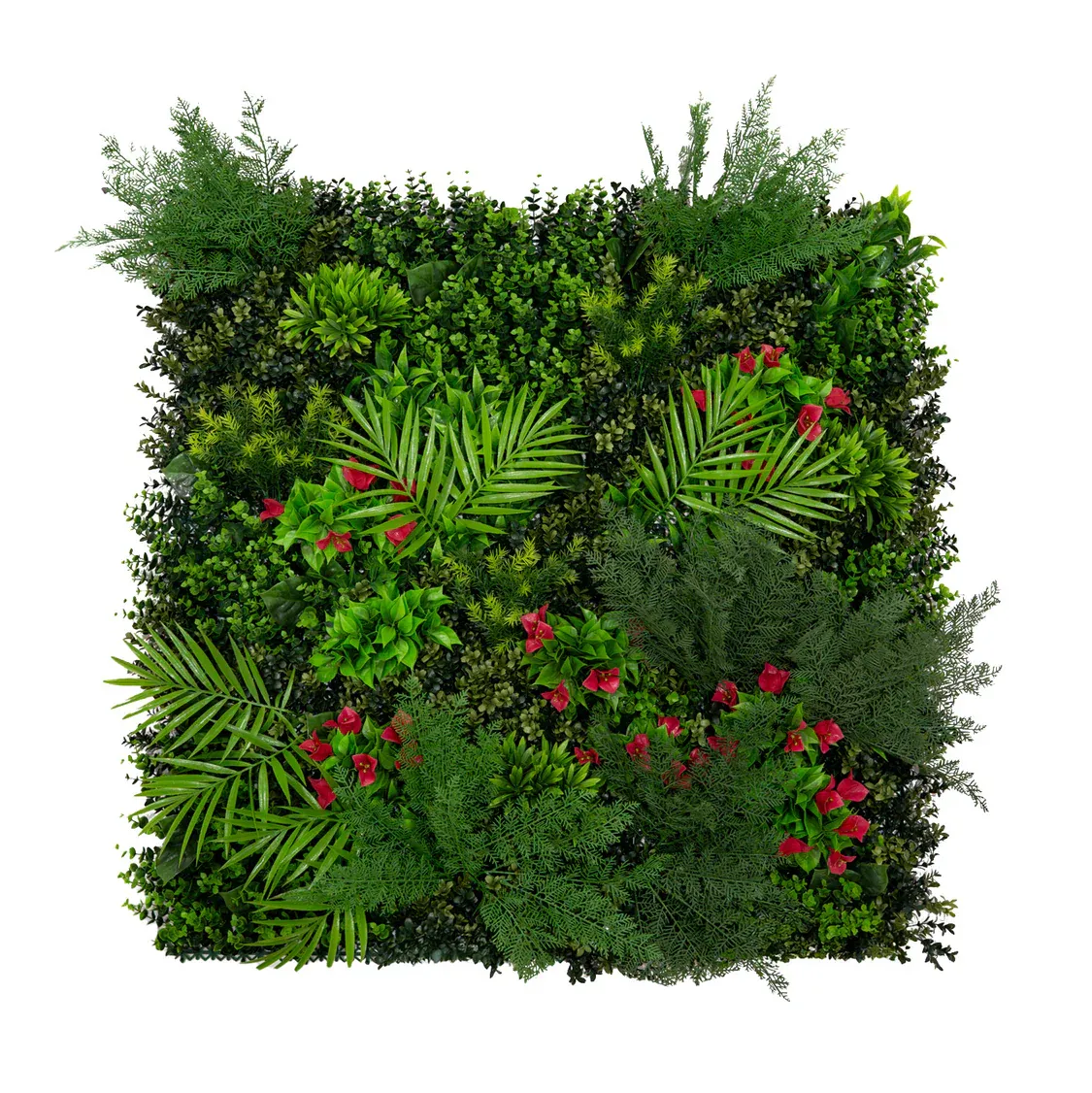 Alina Künstliche Pflanzen-Wandfliese – 2 Stück, 50 x 150 cm