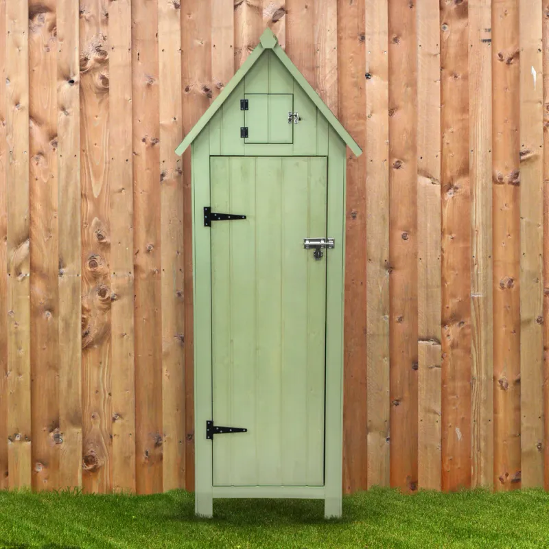 Gartenschrank aus Holz Grün – Robuste &amp; wetterfeste Aufbewahrung für Garten &amp; Balkon