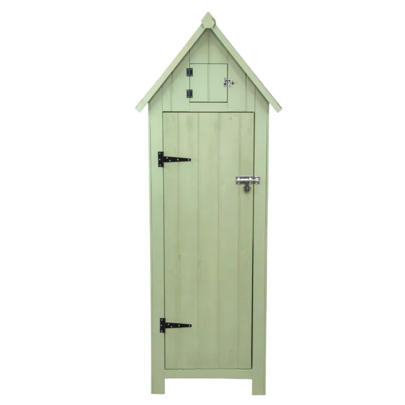 Gartenschrank aus Holz Grün – Robuste &amp; wetterfeste Aufbewahrung für Garten &amp; Balkon