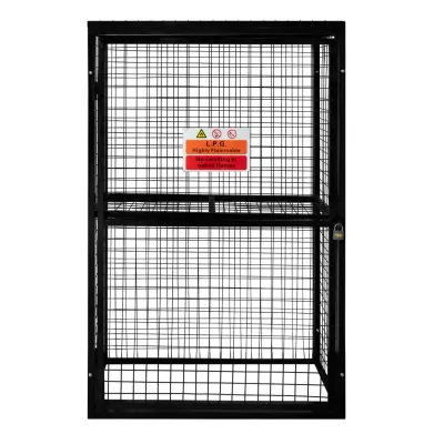 Klappbare Gasflaschenlagerung 184x116x57cm – Sicher &amp; vielseitig für bis zu 6 x 19kg Flaschen