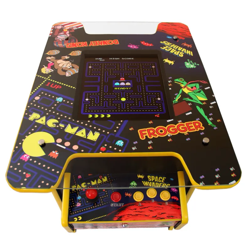 Arcade Spielautomat mit 60 klassischen Spielen | 19" LCD, 1–2 Spieler, Joystick/Tasten