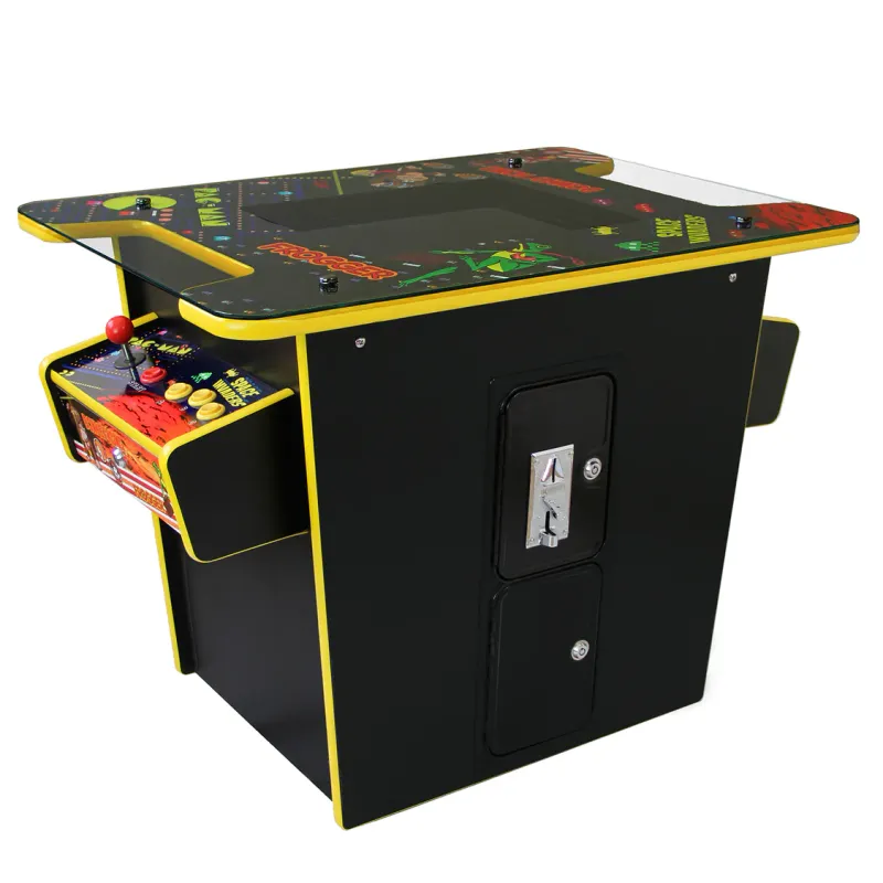 Arcade Spielautomat mit 60 klassischen Spielen | 19&quot; LCD, 1–2 Spieler, Joystick/Tasten