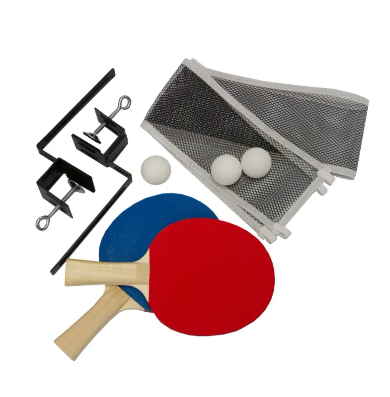 Tischtennisplatte klappbar inkl. Netz, Schläger & Bälle