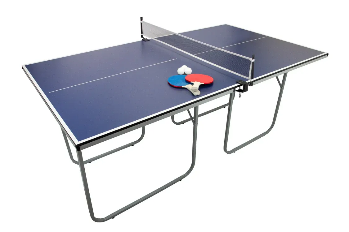 Tischtennisplatte klappbar inkl. Netz, Schläger &amp; Bälle