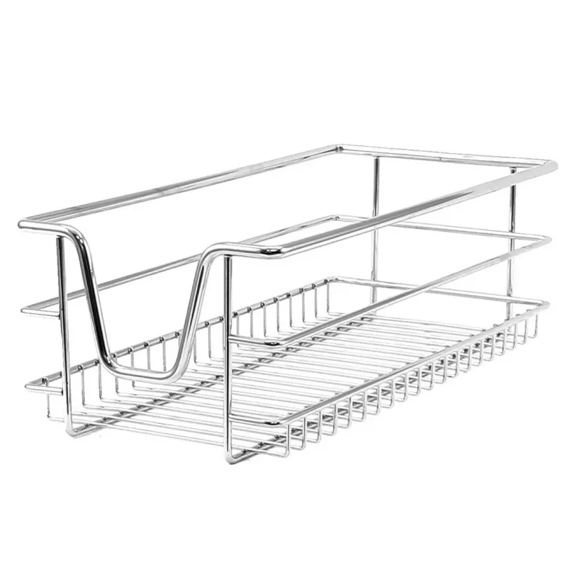 4er Set Teleskopschubladen 30 cm | Ausziehbare Küchenschubladen für 300 mm Schränke, Soft-Close