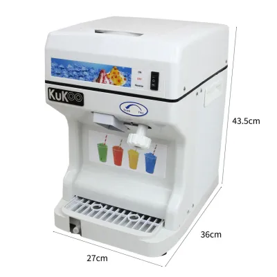 Gastro Ice Shaver | Granita/Slush Maschine 120 kg/h, 250 W, 320 U/min, Edelstahlklinge