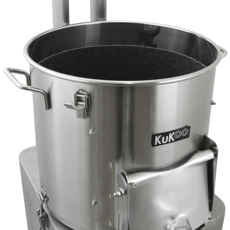 Gastro Kartoffelschälmaschine 20 kg | 190 kg/Std, 950 W, Edelstahl, Timer 0–5 Min