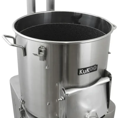 Gastro Kartoffelschälmaschine 20 kg | 190 kg/Std, 950 W, Edelstahl, Timer 0–5 Min