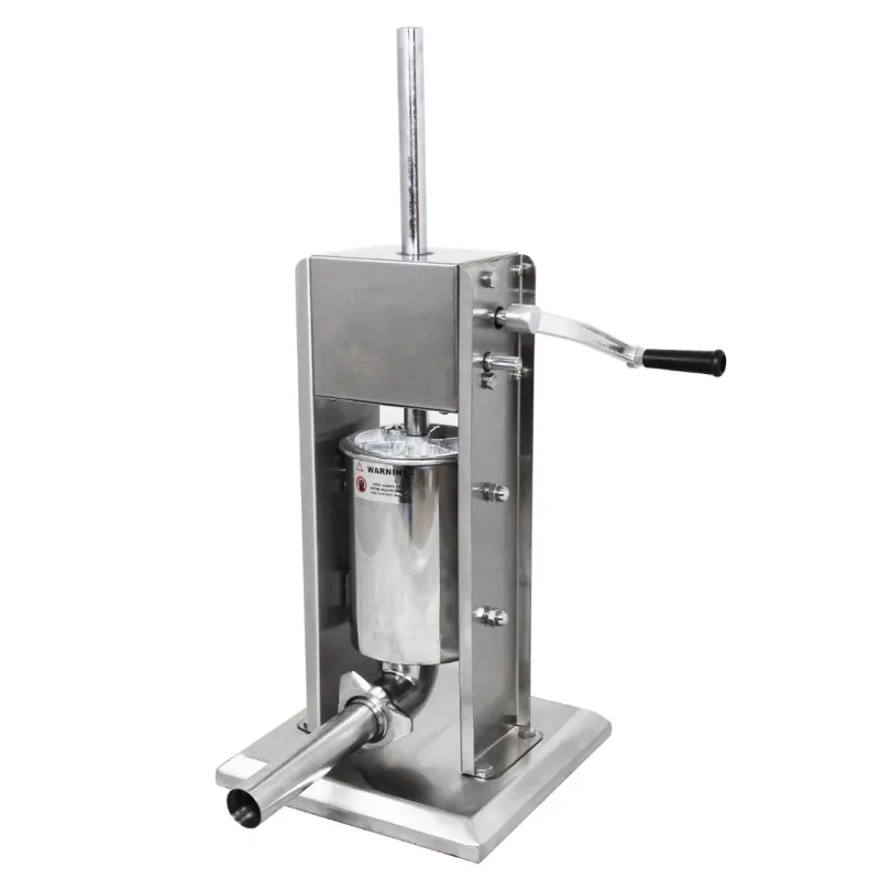Wurstfüller 7 Liter aus Edelstahl | Manuell, inkl. 5 Füllrohren (13–44 mm)
