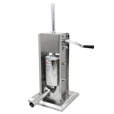 Wurstfüller 7 Liter aus Edelstahl | Manuell, inkl. 5 Füllrohren (13–44 mm)