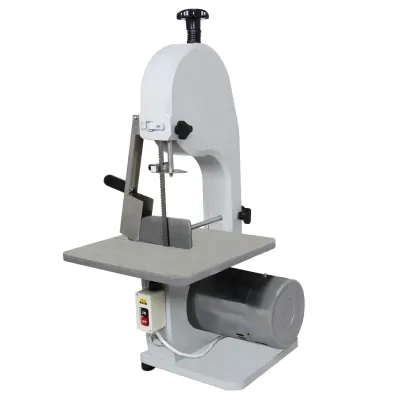 Knochenbandsäge 750 W | Fleisch- und Knochensäge, 1650 mm Blatt, 15 m/s, einstellbare Schnittdicke