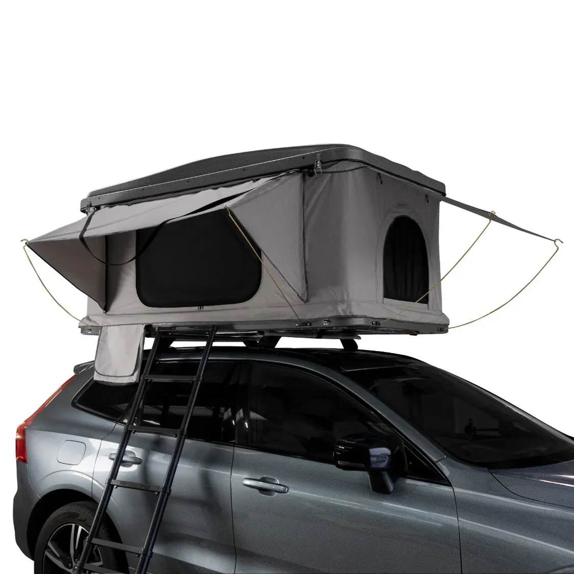 Dachzelt Autodachzelt Grau ABS Hartschale – 2–3 Personen, Pop‑Up, 3000 mm wasserdicht