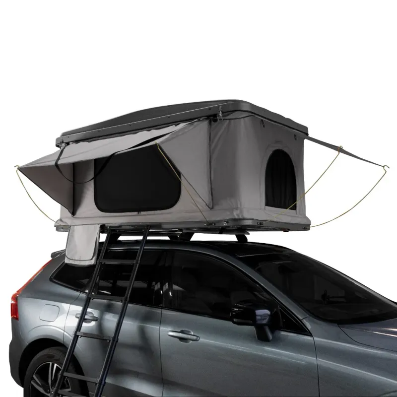 Dachzelt Autodachzelt Grau ABS Hartschale – 2–3 Personen, Pop‑Up, 3000 mm wasserdicht
