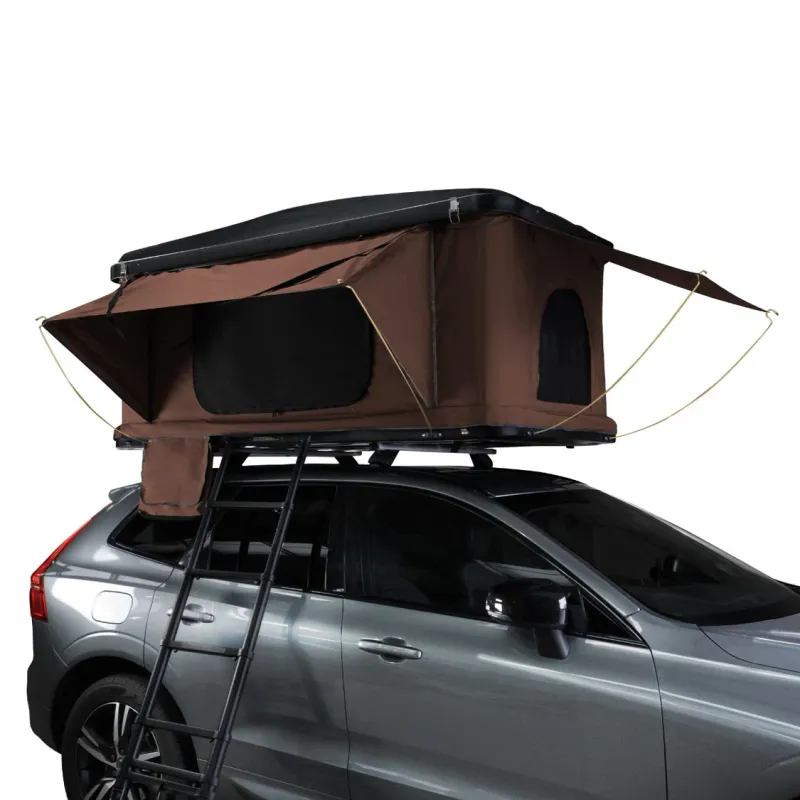 Dachzelt Autodachzelt Braun ABS Hartschale – 2–3 Personen, Pop‑Up, 3000 mm wasserdicht