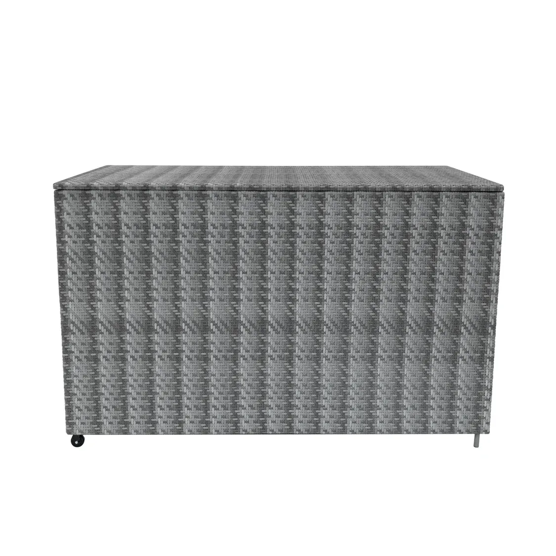 Rattan Kissenbox 996L – grau | Polyrattan, wasserdicht, UV‑beständig