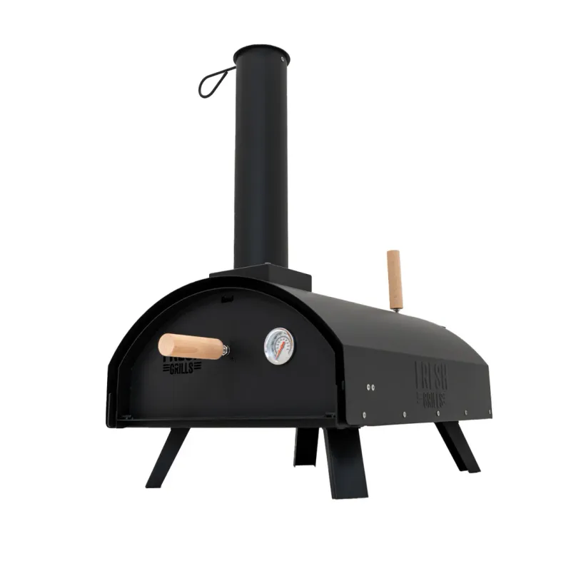 Outdoor‑Pizzaofen 30 cm – Tragbar, Multi‑Brennstoff (Holz/Kohle/Pellets), 400°C