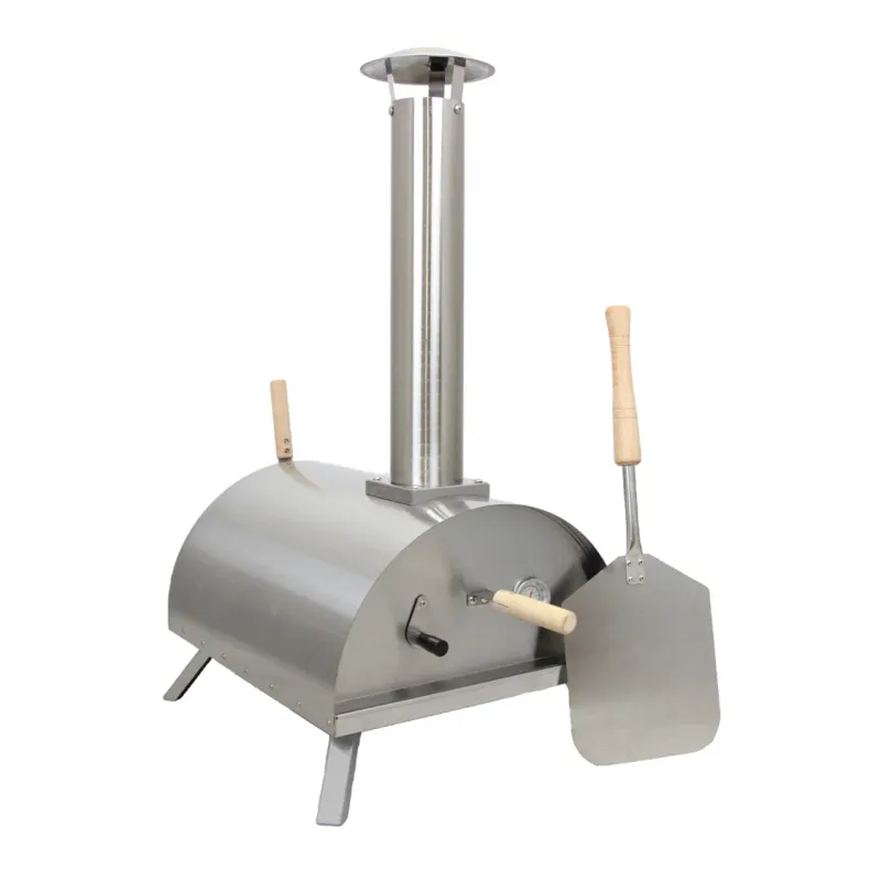 Pellets Pizzaofen Tischofen – 350–400°C, 5 Min, Pizzastein &amp; Schaufel inkl.