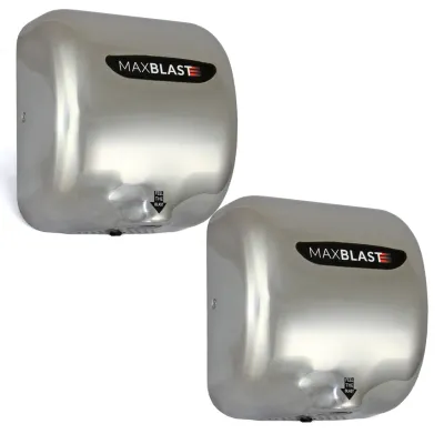 2 x Automatik Händetrockner 550W – Doppelpack | 120 m/s Luftstrom, 72 dB, Gastro